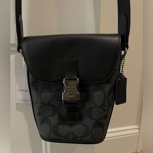 Coach Track Flap Bag Authentic and NWT